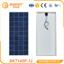 solar panel price of poly 145w solar power panel making in China